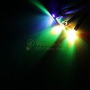 Verkabelte LED 3mm RGB schnell - 25