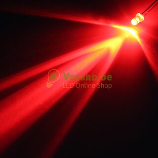 3mm LED Rot 8000mcd - 30°