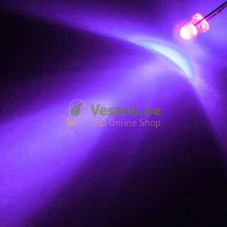 3mm LED Violett / UV - 30°