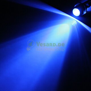 Verkabelte LED Metall Schraube 3mm Blau 4000mcd - MS31
