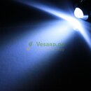 Verkabelte LED Metall Schraube 5mm Kalt Wei 18000mcd - MS52