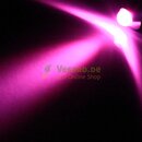 Verkabelte LED Metall Schraube 5mm Pink / Rosa 15000mcd -...