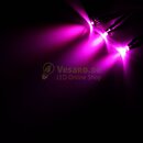 Verkabelte LED 3mm Pink / Rosa 8000mcd - 30