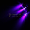 Verkabelte LED 3mm Violett / UV - 30