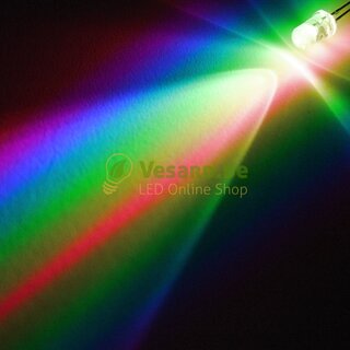 3mm LED RGB schnell - 25°